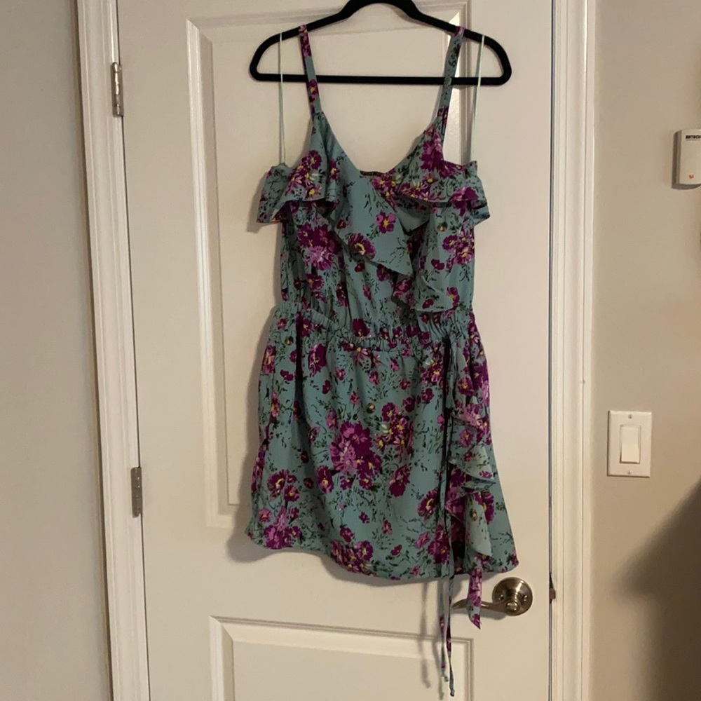 Pure Sugar tank dress with ruffle detail